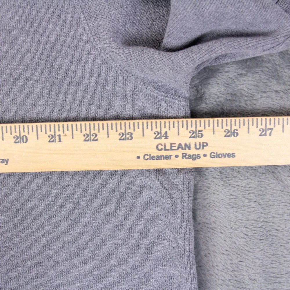 VTG Polo Ralph Lauren Mens XL Quarter Zip Pullover Sweater Gray Cotton Pony‎